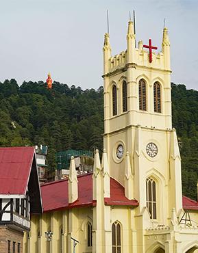 View of Christ Church, Shimla